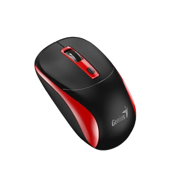 Mouse inalámbrico Genius NX-7123 negro y rojo